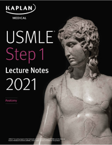 Anatomy USMLE Step 1 Lecture Notes 2021
