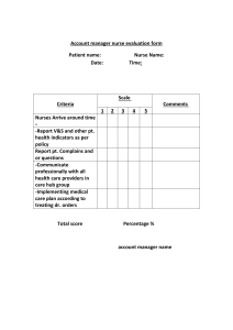 Account manager evaluation form