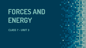 7 - unit 3 - Forces and energy 