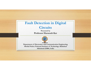 Presentation on Fault Detection