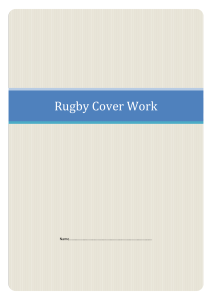 Rugby Booklet