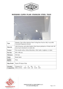 data sheet - clipin plain SS tiles