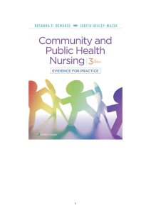 Rosanna DeMarco, Judith Healey-Walsh - Community and Public Health Nursing  Evidence for Practice (2020, Lippincott Williams & Wilkins) - libgen.li