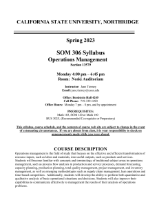 SOM 306 Syllabus - Spring 2023 Mon 4 pm rev 1-23-23