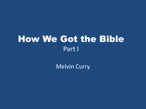 HOW WE GOT THE BIBLE  New Rev  (1)