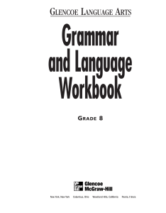 Grammar and Language Workbook Grade 8
