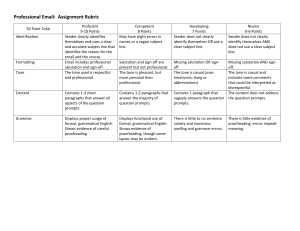 Professional Email Assignment Rubric(1)