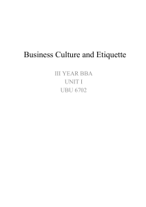 Business Culture and Etiquette.ppt