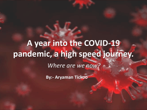 A year into the COVID-19 pandemic, a