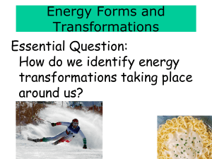energy transformations  2 
