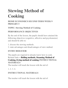 Stewing method