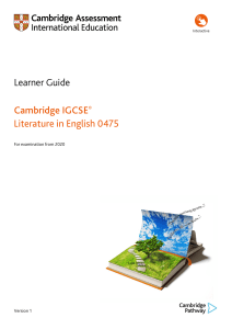 0475 Learner Guide (for examination from 2020)