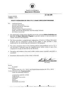 DO s2019 021-Policy-Guidelines-on-the-K-to-12-Basic-Education-Program
