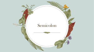 Semicolon