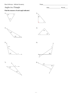 4-Angles in a Triangle