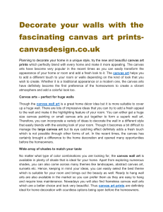 Decorate your walls with the fascinating canvas art prints-canvasdesign.co.uk