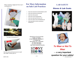 Download the printable brochure for Gloves and Lab Coats