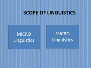 Micro-dan-Macro-Linguistics