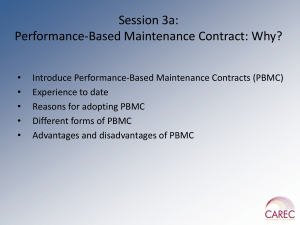 Performance-Based-Maintenance-Contract-Why