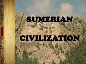 SUMERIAN CIVILIZATION