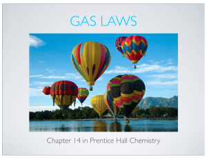 gas laws notes