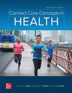 Core Concepts in Health, 17e Claire Insel, Walton Roth, Paul Insel