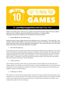 The top 10 getting to know you games 