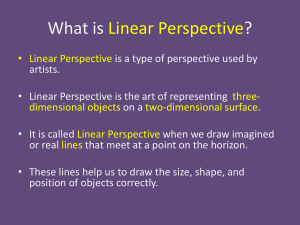 1 point Perspective PowerPoint