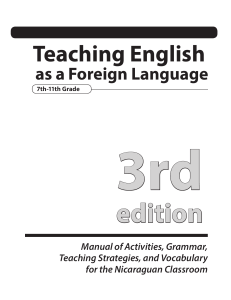 Teaching english as a foreing Language 