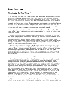 Lady or the tiger-1