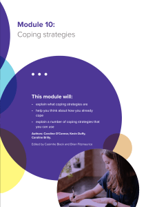 Coping Skills and Mangement Module