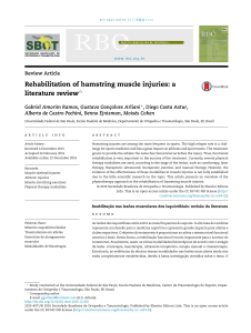 Rehabilitation of hamstring muscle injuries