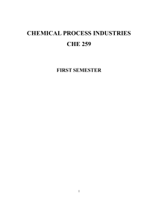 Chemical Process Industries'