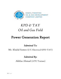Power Generation Report