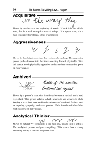 Handwriting analysis 