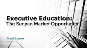 The State of Executive Competence Development in Kenya - Draft 2.03.2015