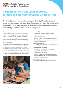 425836-cambridge-primary-and-lower-secondary-curricula-and-the-national-curriculum-for-england
