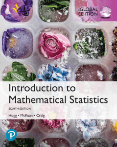 introduction to mathematical statistics 8th ed
