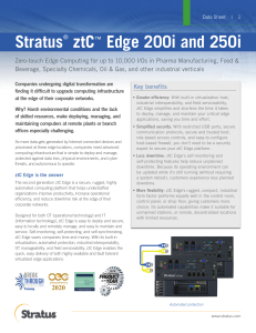 Solution Brief - ztC Edge 200i and 250i