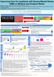 OBU symposium poster March 2019 - Improving Care for Medical and Surgical Inpatients with SMI v5