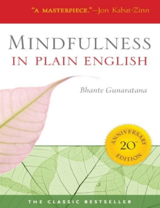 Mindfulness in Plain English  20th Anniversary Edition - PDF Room