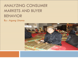 Analyzing+consumer+markets+and+buyer+behavior