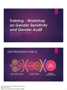 Gender-Sensitivity-and-Gender-Audit-Training-References