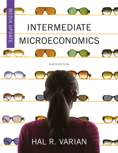 Intermediate Microeconomics – A Modern Approach