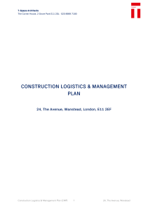 Construction Logistic Plan