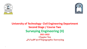 chapter 10 Topographic Surveying