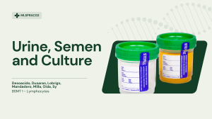 Urine, Semen and Culture