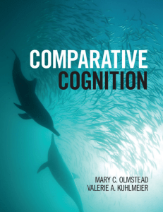Comparative Cognition - Mary C. Olmstead