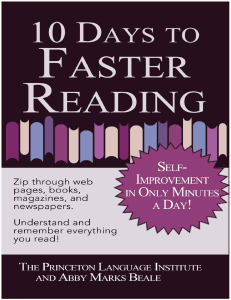10 Days to Faster Reading  Jump-Start Your Reading Skills with Speed Reading ( PDFDrive )