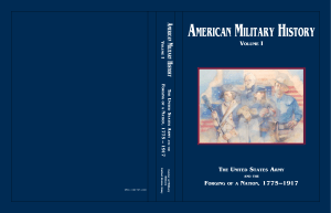 American Military History Volume One